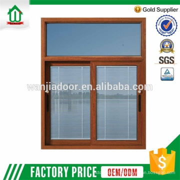 section de fenêtre coulissante en aluminium wanjia de haute qualité